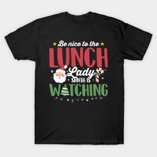 Lunch Lady Santa T-Shirt